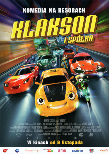 Przód ulotki filmu 'Klakson i spółka'