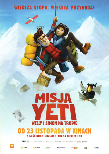 Przód ulotki filmu 'Misja Yeti'