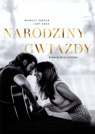 Przód ulotki filmu 'Narodziny gwiazdy'