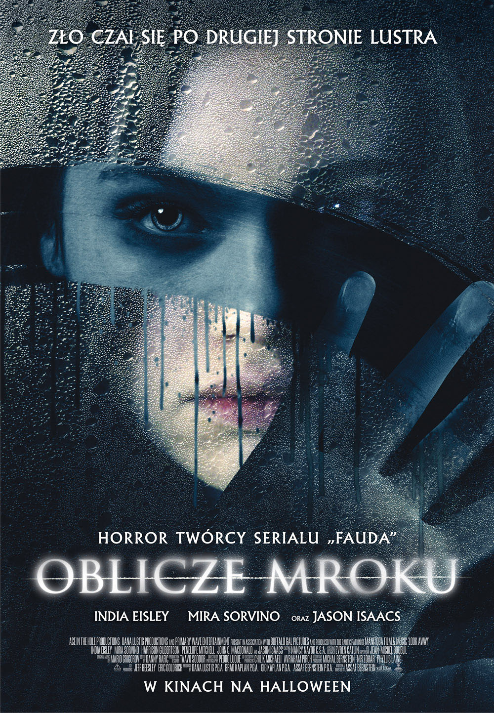 Polski plakat filmu 'Oblicze mroku'