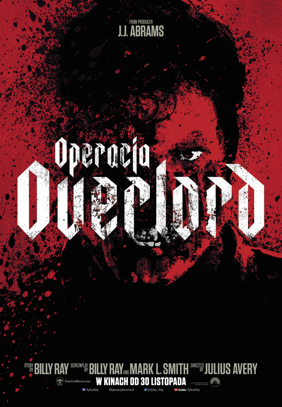 Polski plakat filmu 'Operacja Overlord'