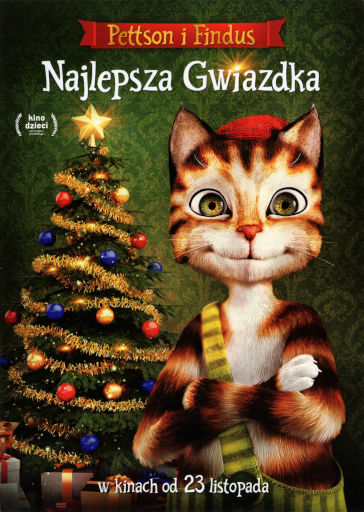 Przód ulotki filmu 'Pettson i Findus - Najlepsza Gwiazdka'