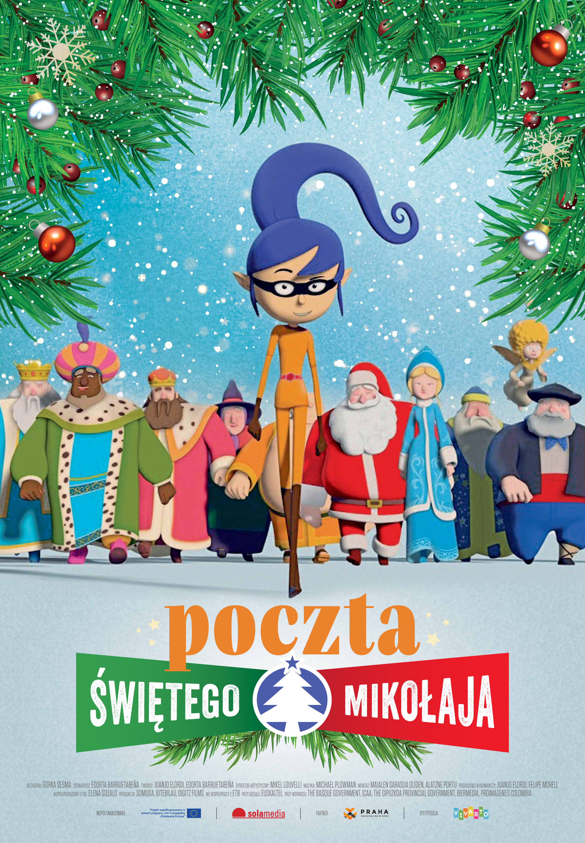 Polski plakat filmu 'Poczta Świętego Mikołaja'