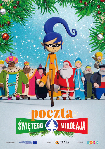 Przód ulotki filmu 'Poczta Świętego Mikołaja'