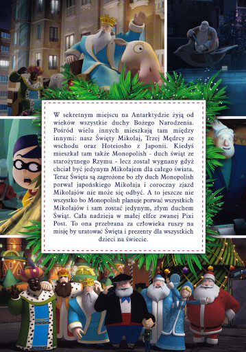 Tył ulotki filmu 'Poczta Świętego Mikołaja'