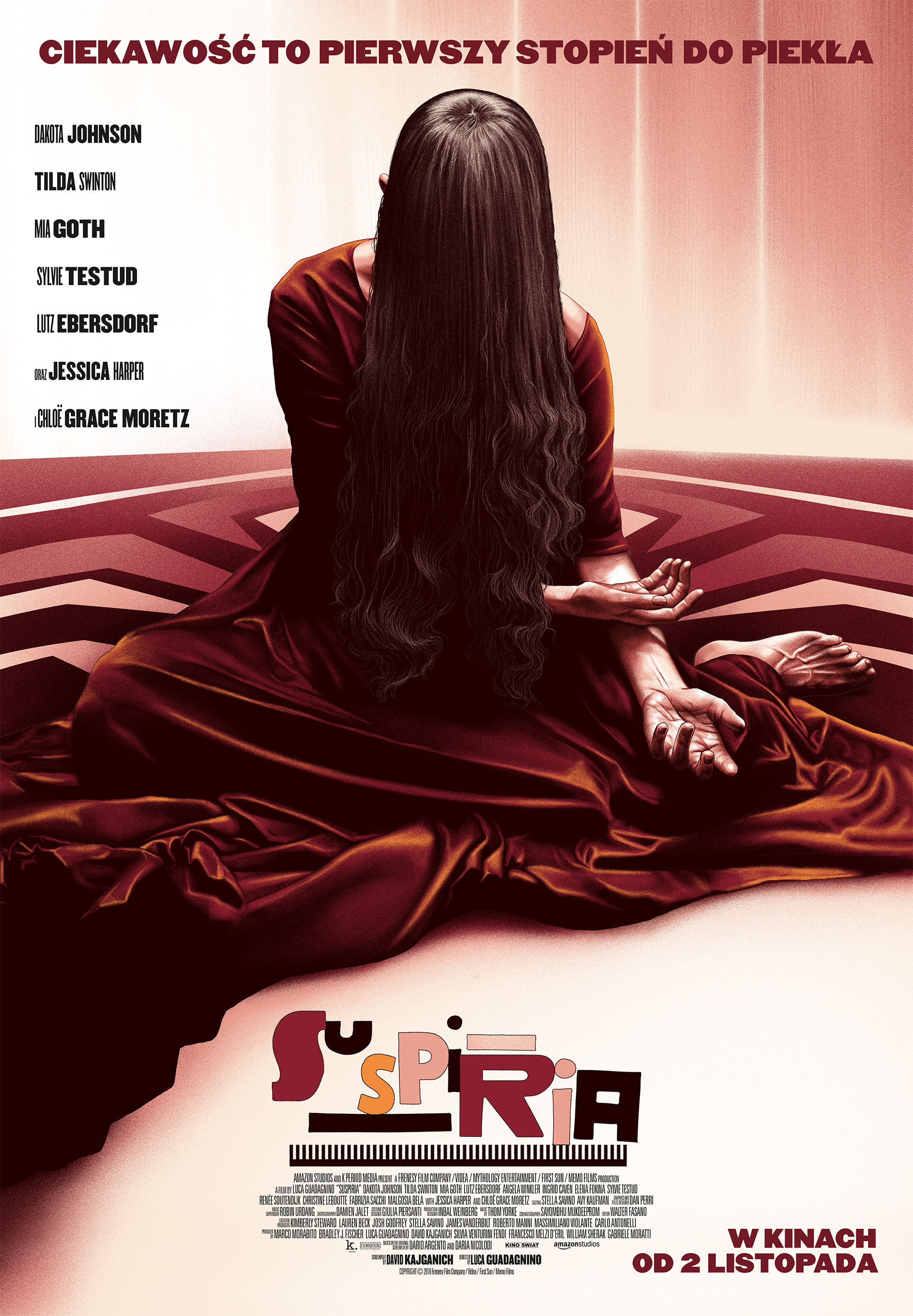 Polski plakat filmu 'Suspiria'