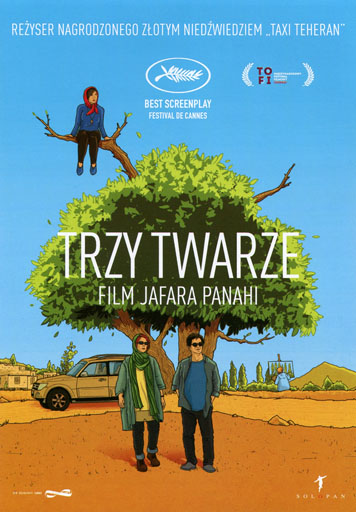 Przód ulotki filmu 'Trzy twarze'