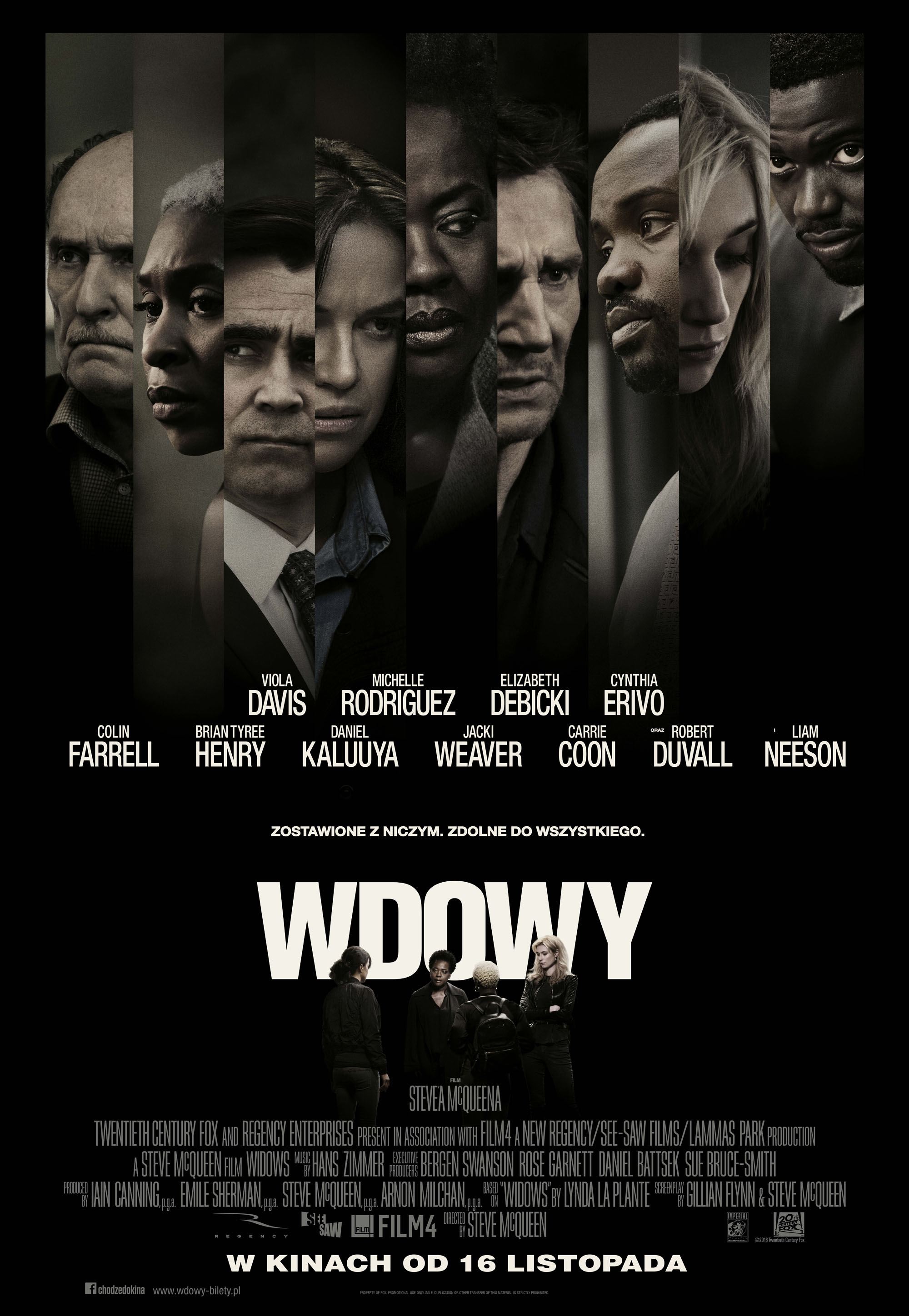 Polski plakat filmu 'Wdowy'