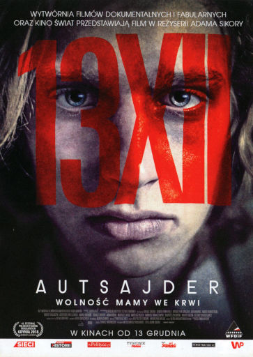 Przód ulotki filmu 'Autsajder'