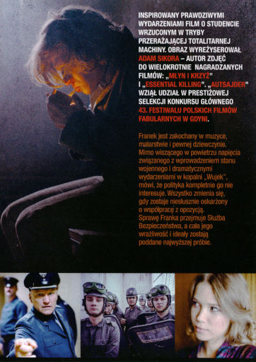 Tył ulotki filmu 'Autsajder'
