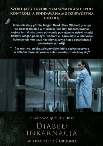 Tył ulotki filmu 'Diabeł: Inkarnacja'