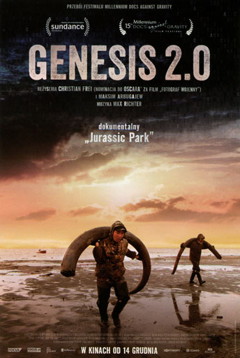 Przód ulotki filmu 'Genesis 2.0'