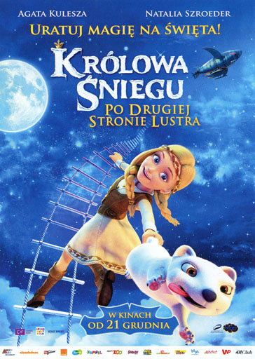 Przód ulotki filmu 'Królowa Śniegu: Po drugiej stronie lustra'