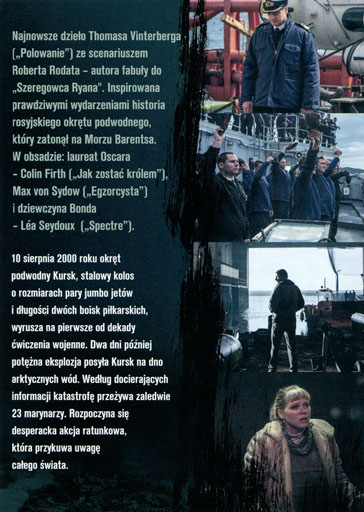 Tył ulotki filmu 'Kursk'