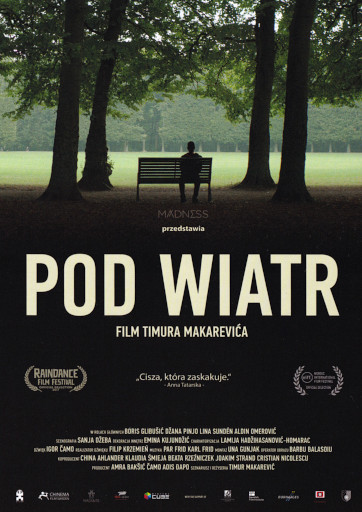 Przód ulotki filmu 'Pod wiatr'