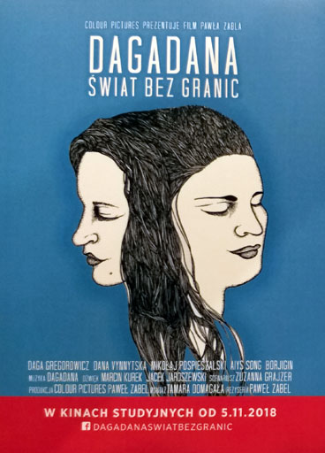 Przód ulotki filmu 'Dagadana. Świat bez granic'