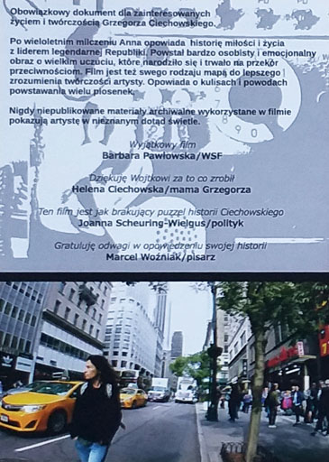 Tył ulotki filmu 'Obywatel Miłość'