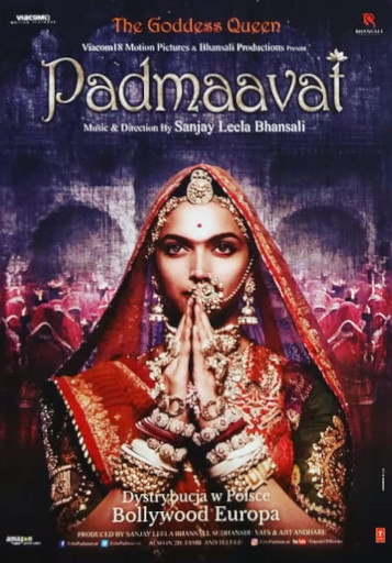 Przód ulotki filmu 'Padmaavat'