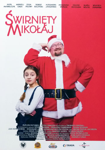 Przód ulotki filmu 'Świrnięty Mikołaj'