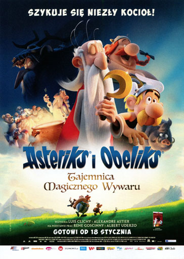 Przód ulotki filmu 'Asteriks i Obeliks. Tajemnica magicznego wywaru'