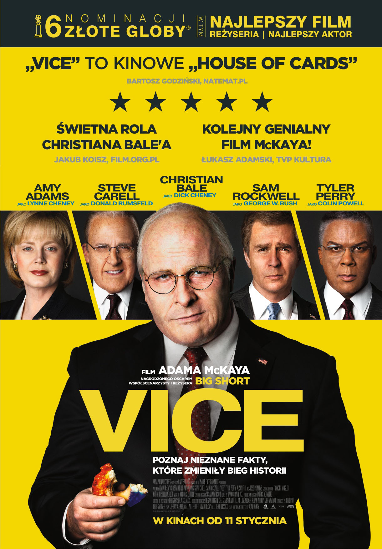 Polski plakat filmu 'Vice'