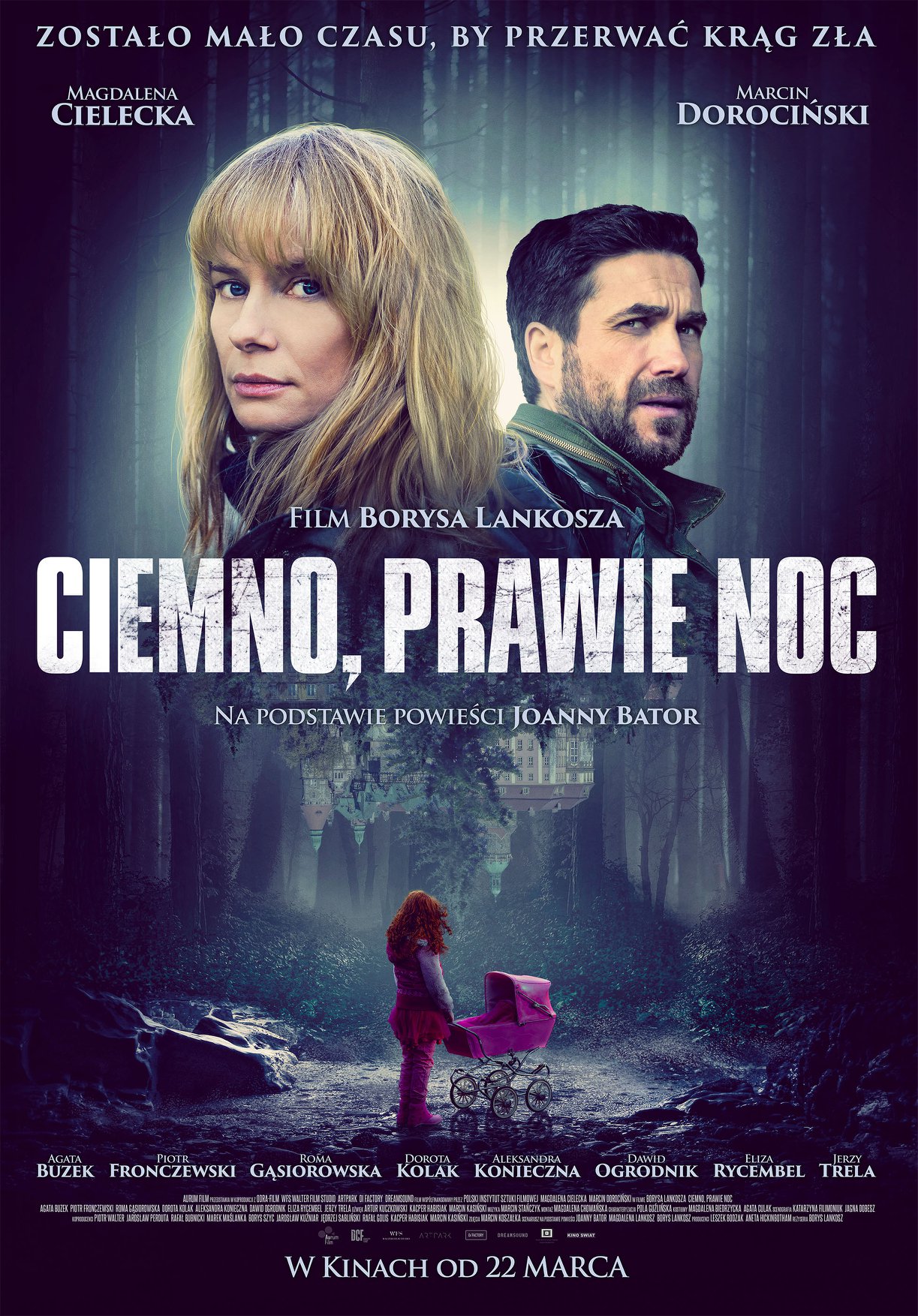 Polski plakat filmu 'Ciemno, prawie noc'