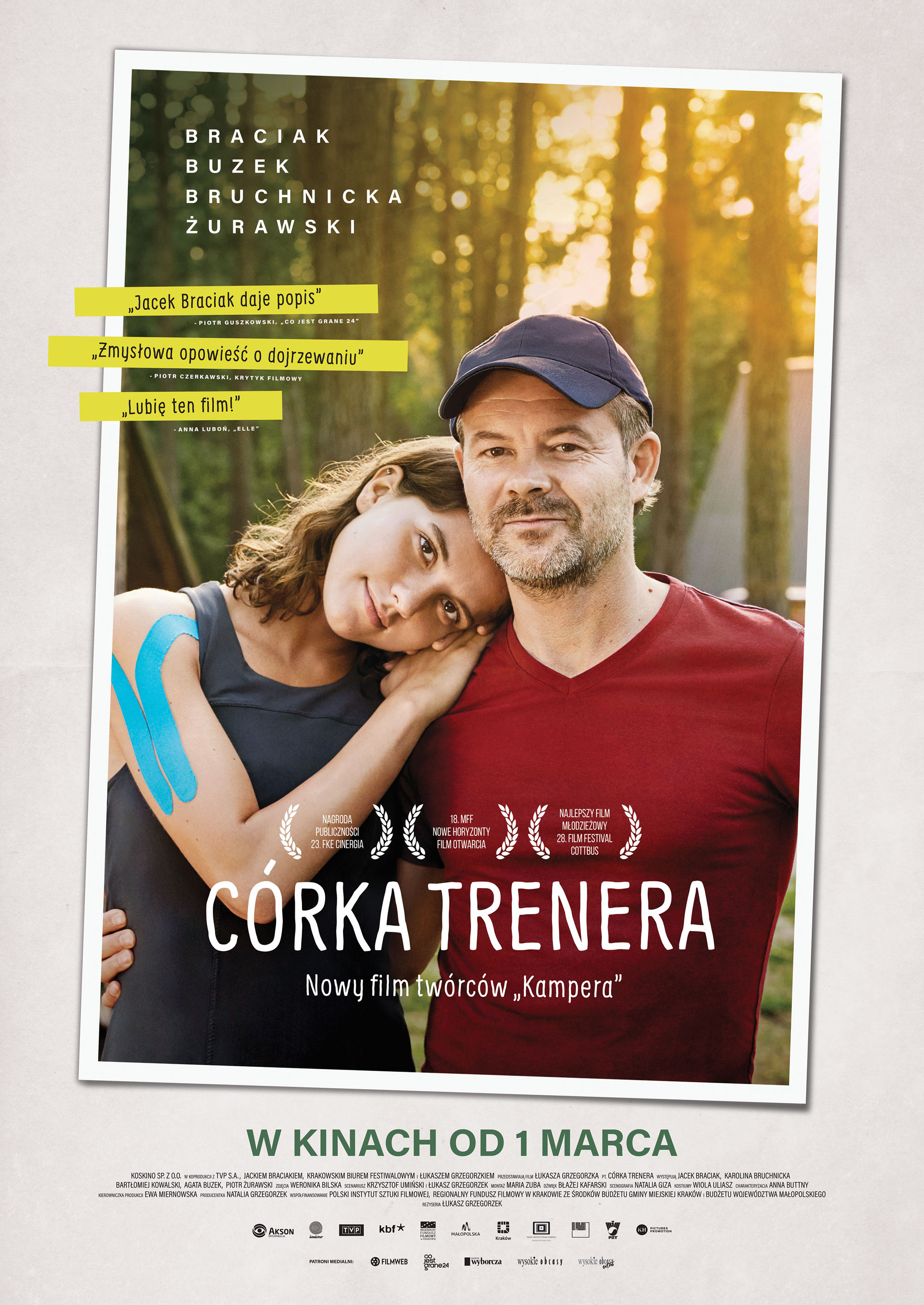 Polski plakat filmu 'Córka trenera'