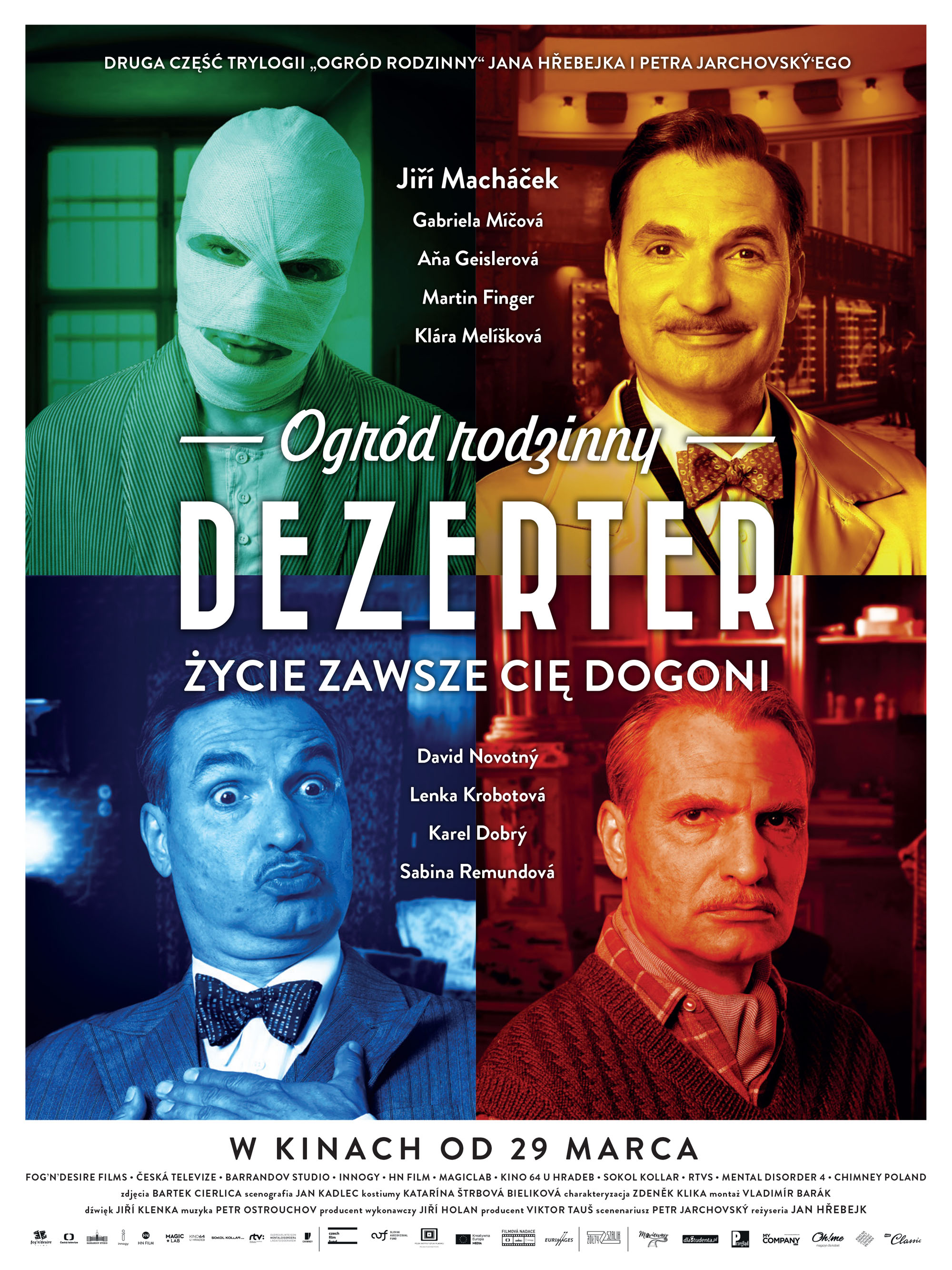 Polski plakat filmu 'Ogród rodzinny. Dezerter'