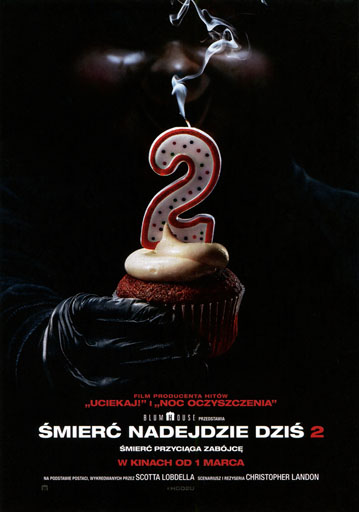 Przód ulotki filmu 'Śmierć nadejdzie dziś 2'