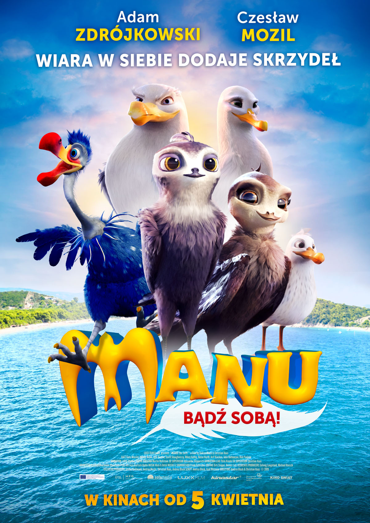 Polski plakat filmu 'Manu. Bądź sobą!'