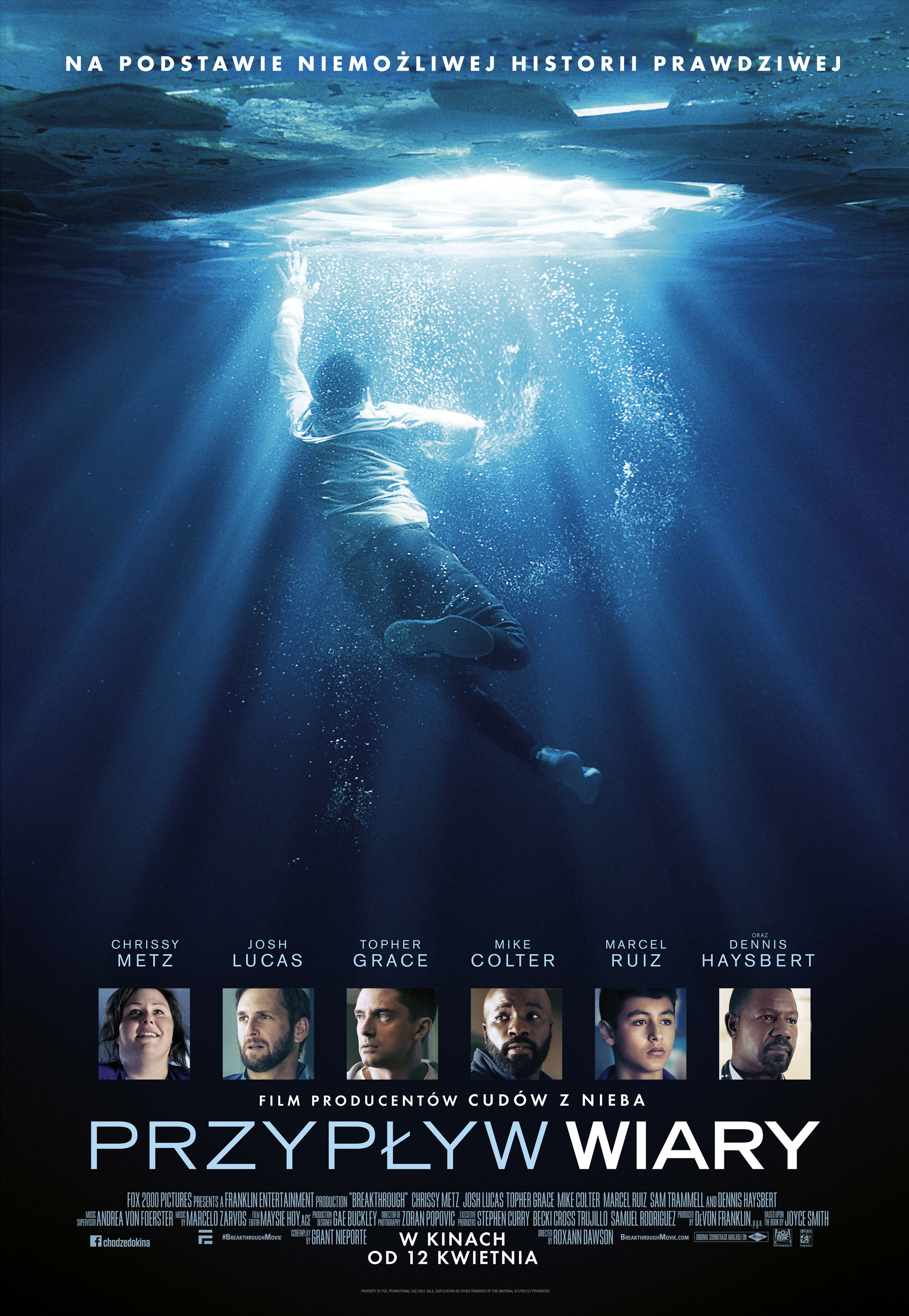 Polski plakat filmu 'Przypływ wiary'