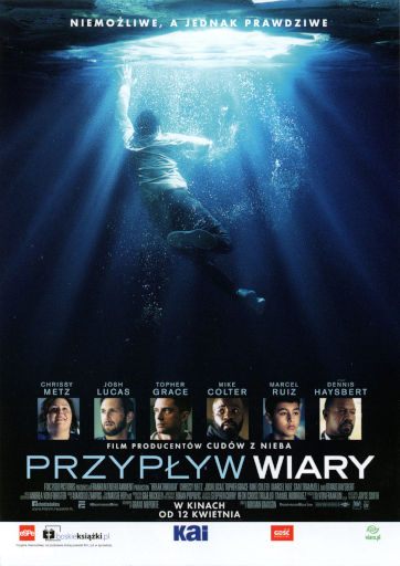 Przód ulotki filmu 'Przypływ wiary'
