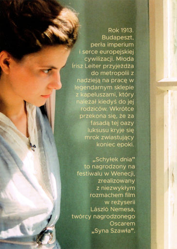 Tył ulotki filmu 'Schyłek dnia'