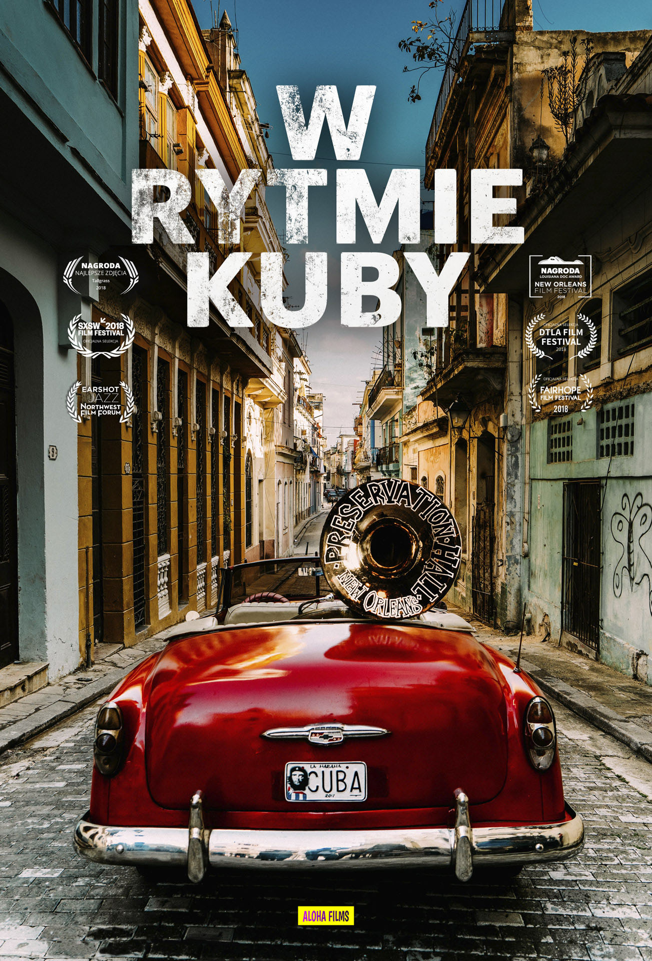 Polski plakat filmu 'W rytmie Kuby'