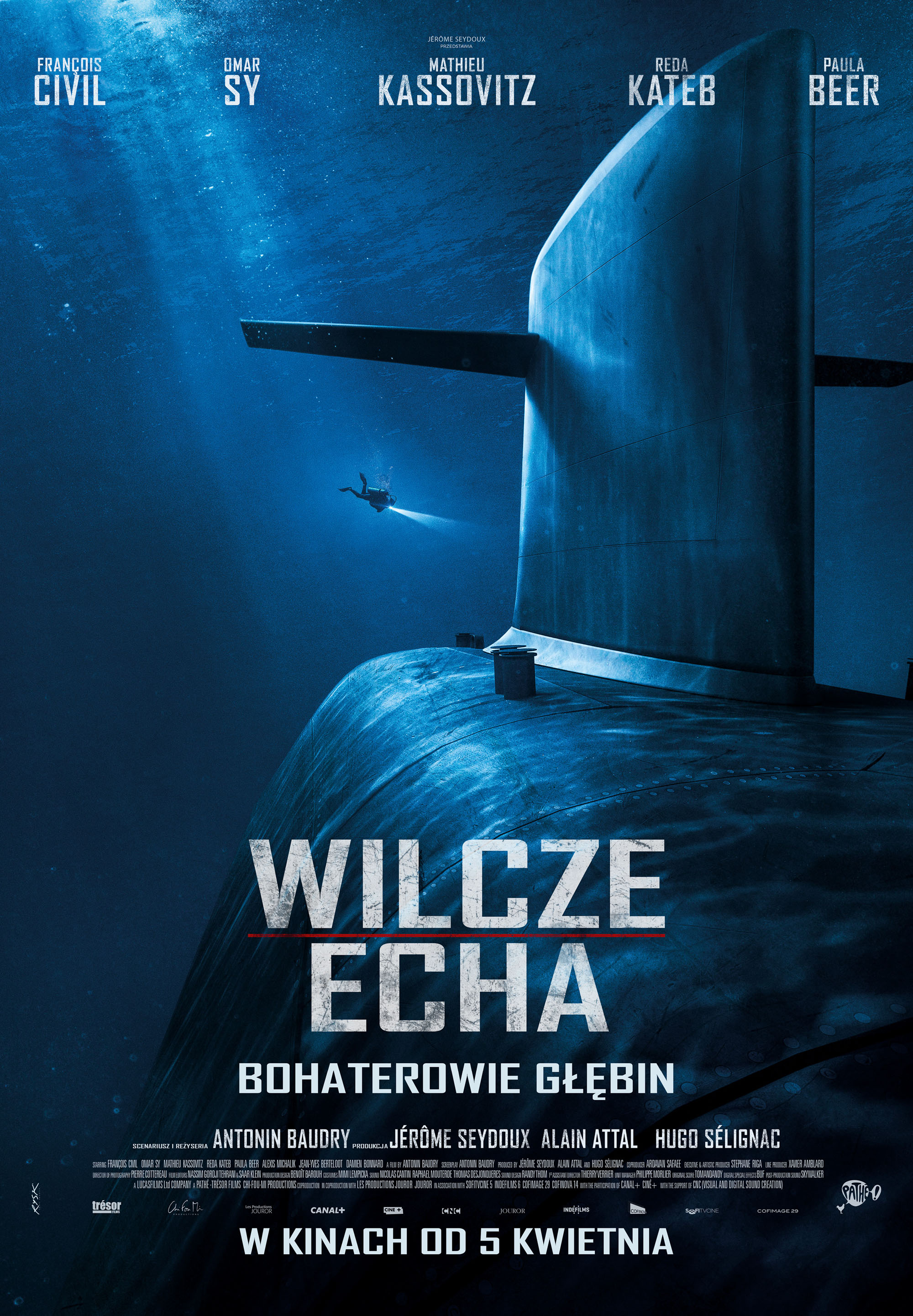 Polski plakat filmu 'Wilcze echa'