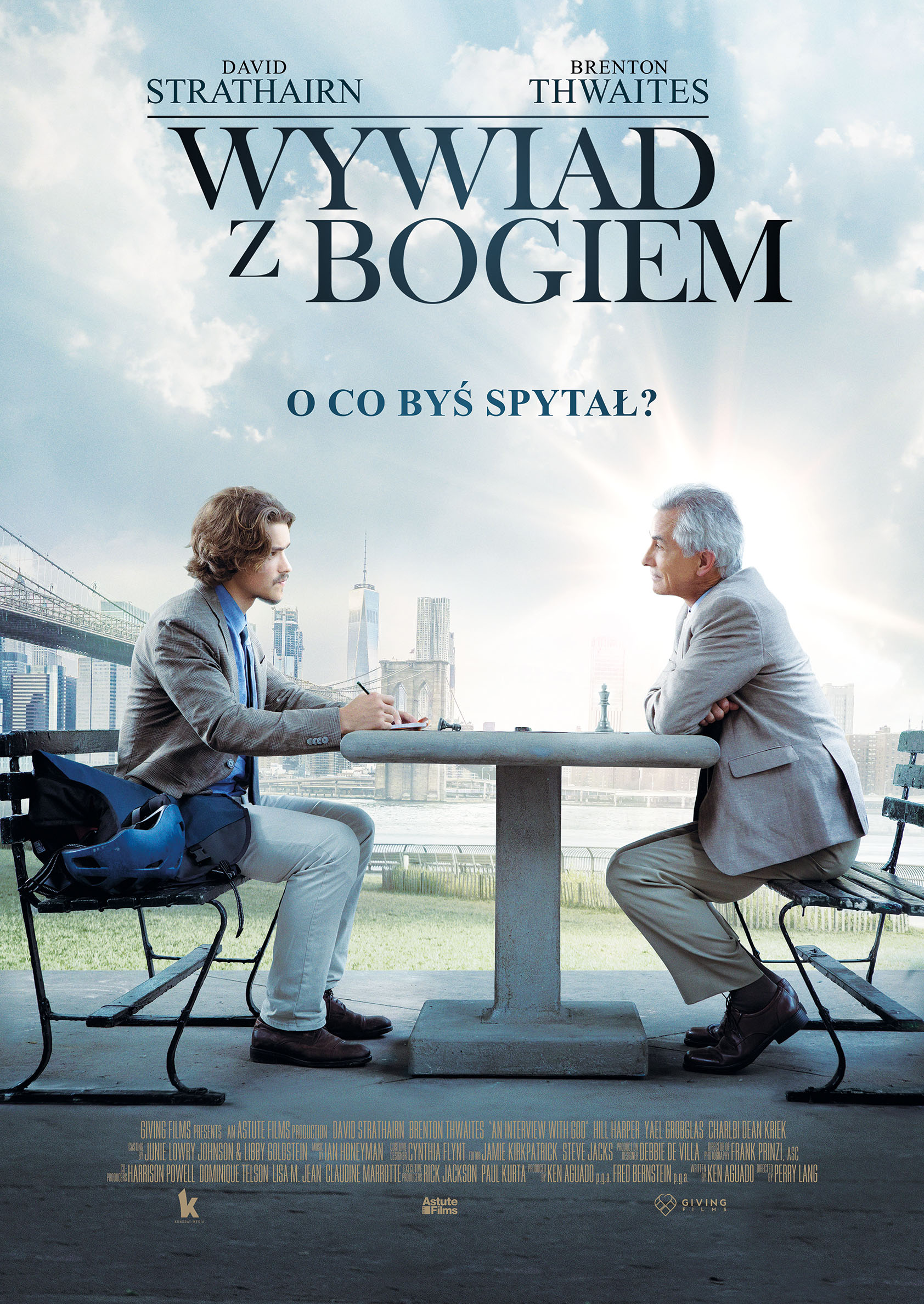 Polski plakat filmu 'Wywiad z Bogiem'
