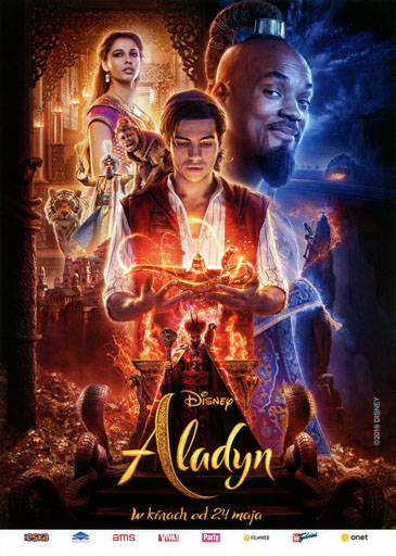 Przód ulotki filmu 'Aladyn'