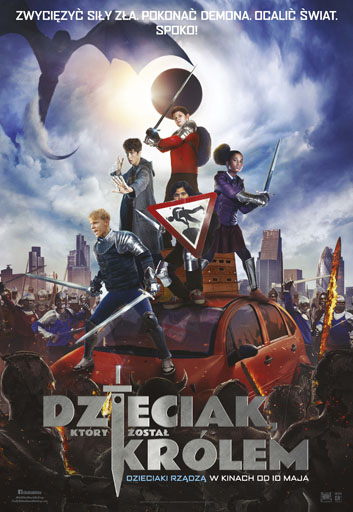 Polski plakat filmu 'Dzieciak, Który Został Królem'