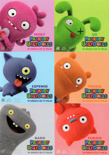Przód ulotki filmu 'Paskudy. UglyDolls'