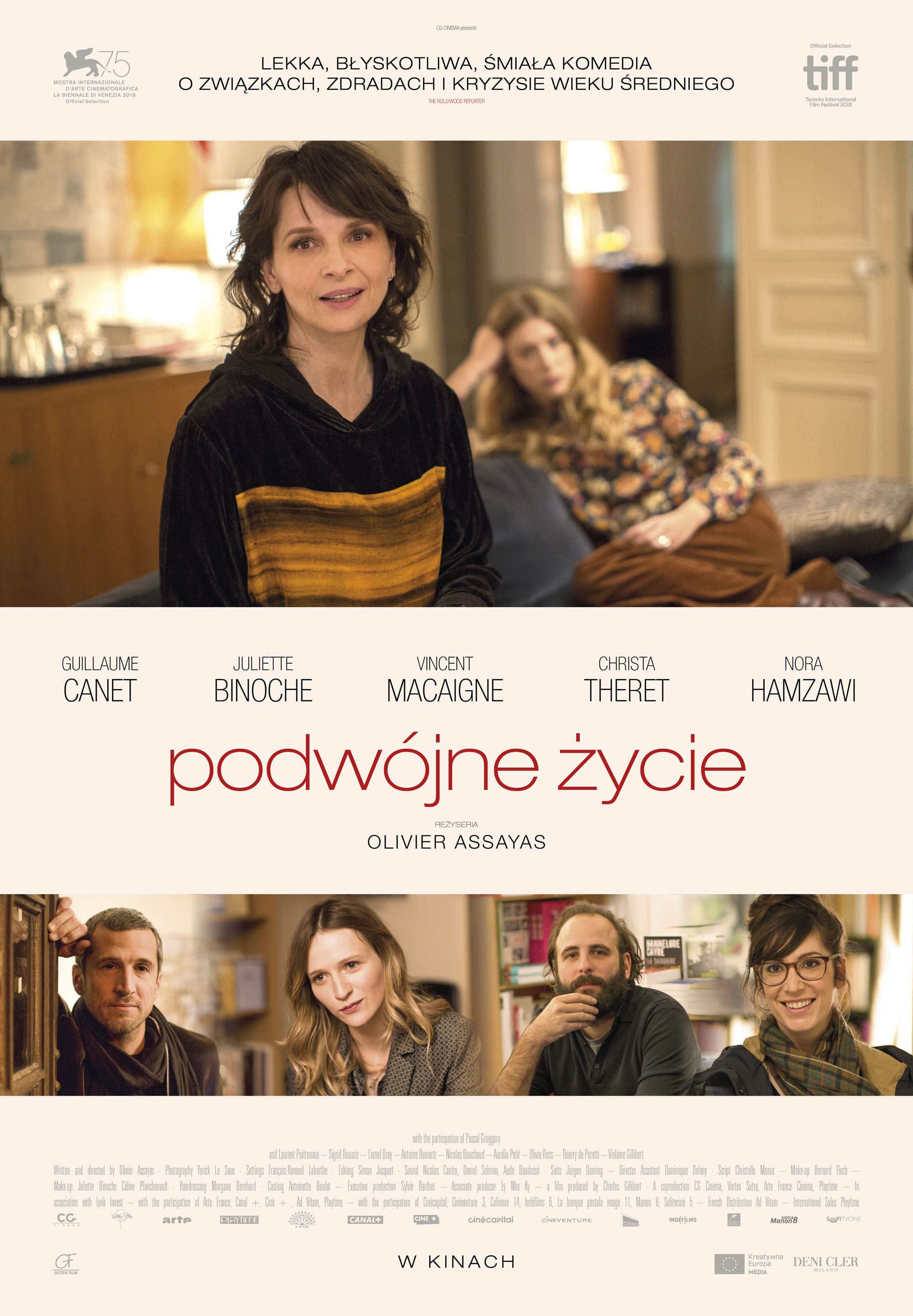 Polski plakat filmu 'Podwójne życie'