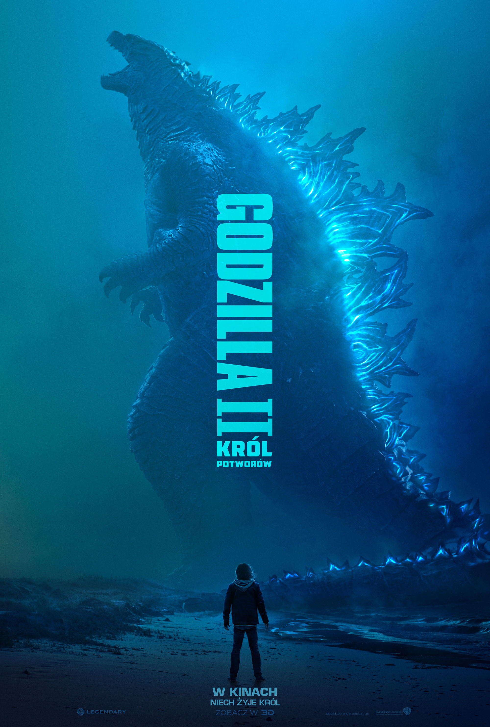 Polski plakat filmu 'Godzilla II: Król potworów'