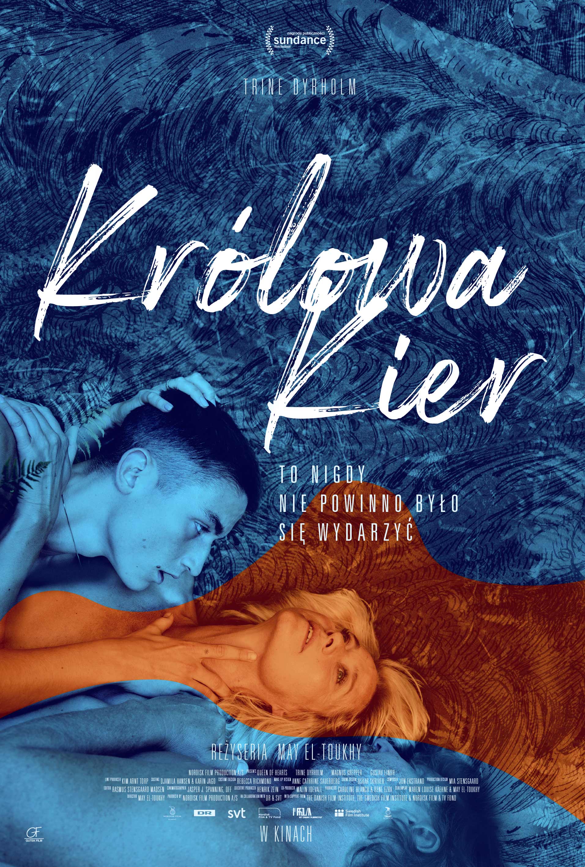 Polski plakat filmu 'Królowa Kier'