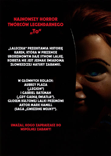 Tył ulotki filmu 'Laleczka'