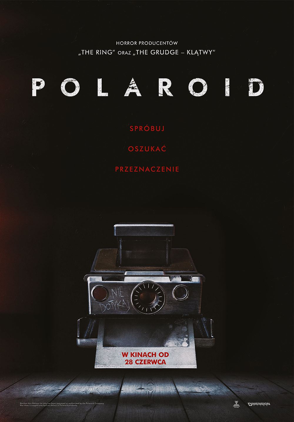 Polski plakat filmu 'Polaroid'