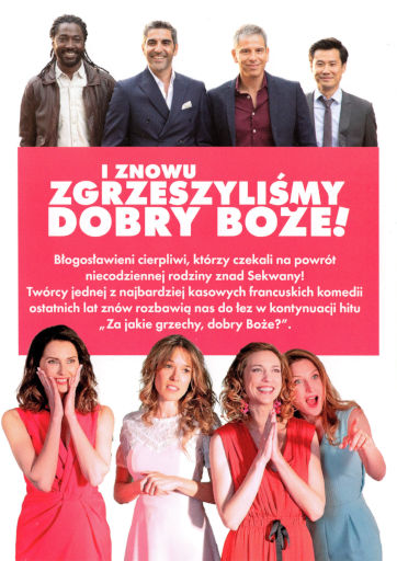 Tył ulotki filmu 'I znowu zgrzeszyliśmy, dobry Boże!'