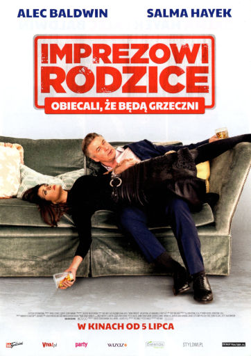 Przód ulotki filmu 'Imprezowi rodzice'
