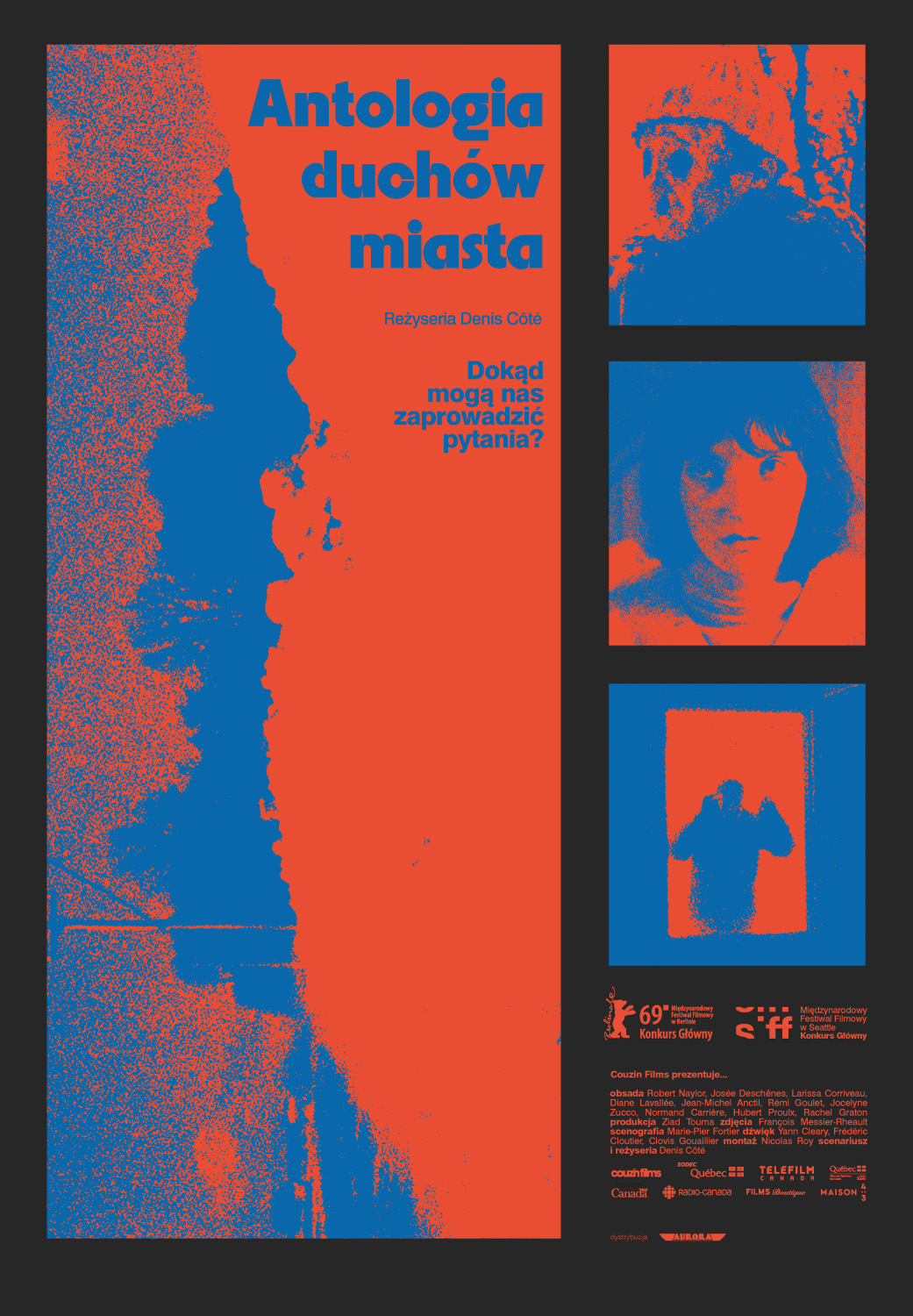 Polski plakat filmu 'Antologia duchów miasta'