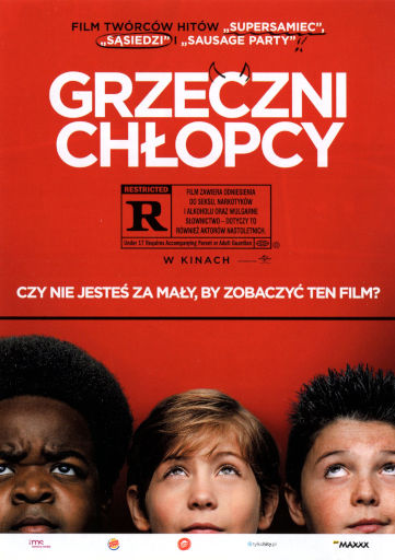 Przód ulotki filmu 'Grzeczni chłopcy'
