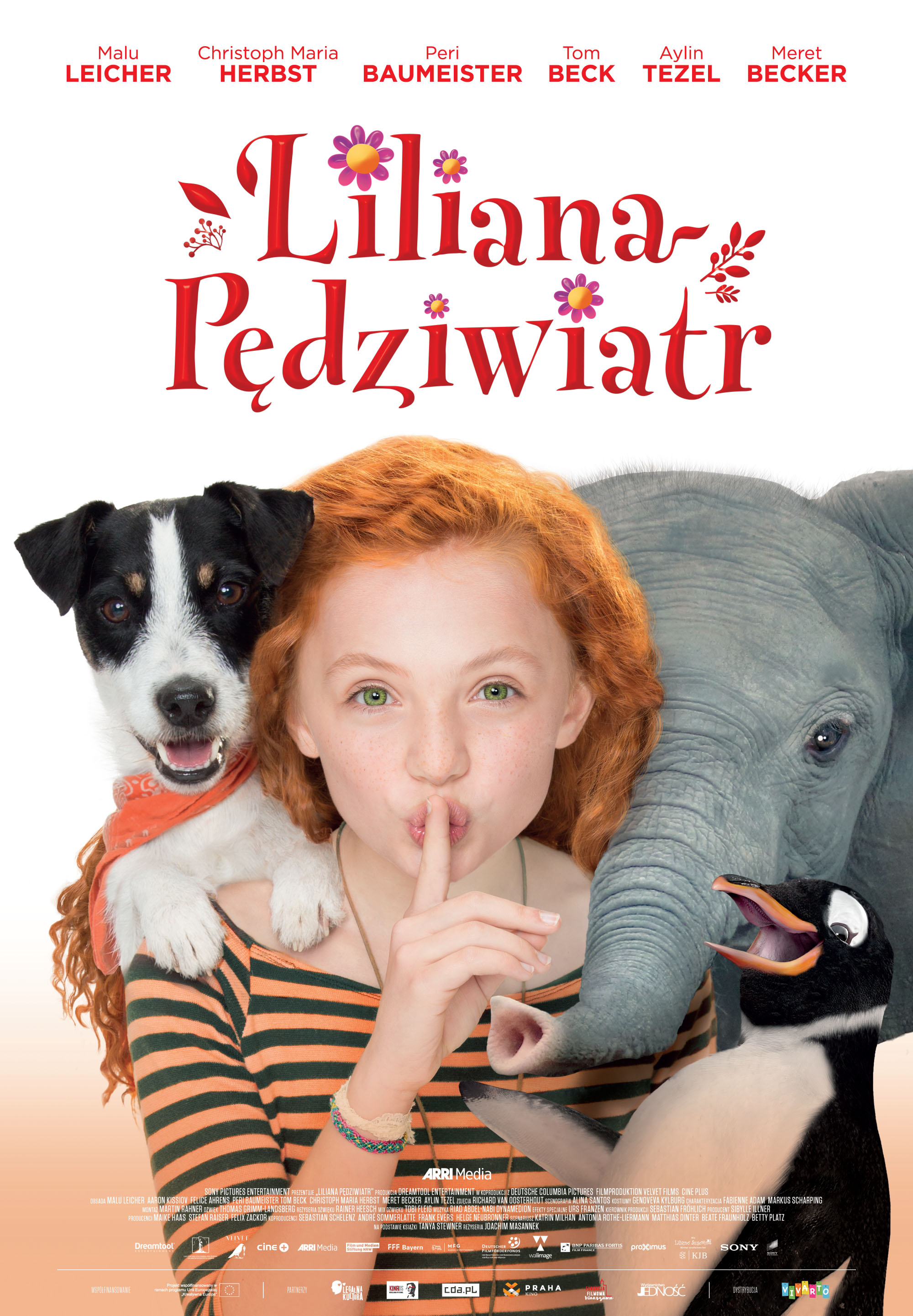 Polski plakat filmu 'Liliana Pędziwiatr'