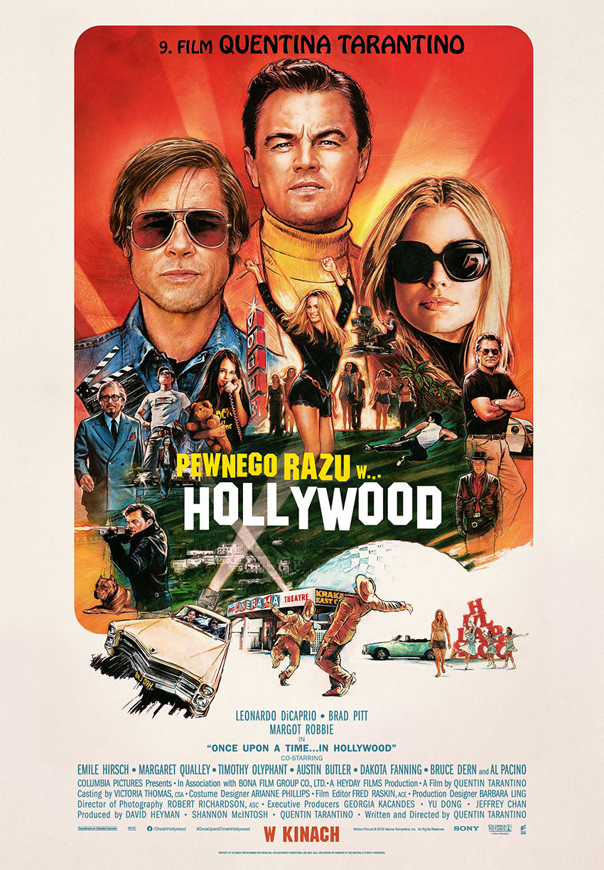 Polski plakat filmu 'Pewnego razu... w Hollywood'